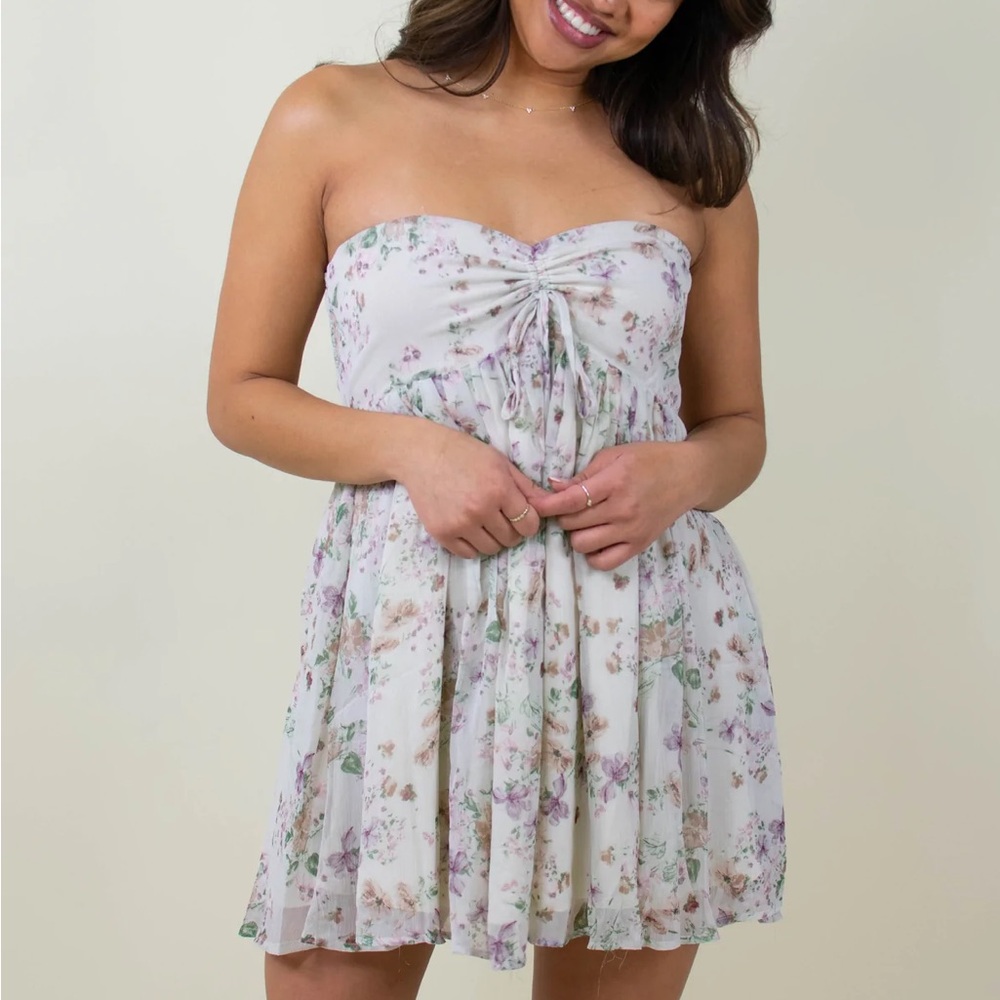 Grey Bandit Country Floral Mini Dress